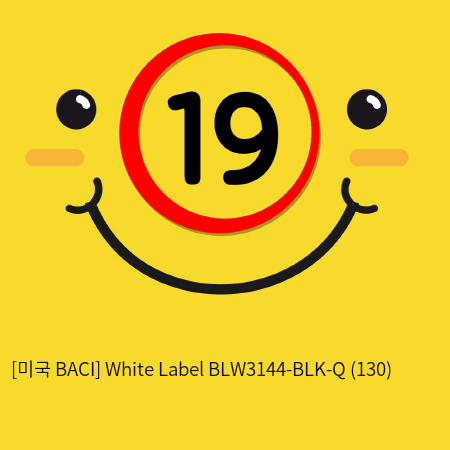 [미국 BACI] White Label BLW3144-BLK-Q (130)