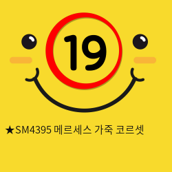 ★SM4395 메르세스 가죽 코르셋  성인용품 SM복장